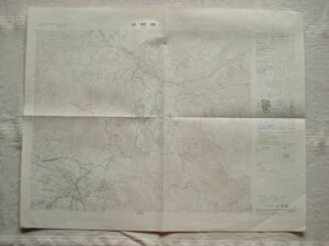 【地図】 夜間瀬 1：25,000 昭和50年発行/ 長野 長野鉄道山の内線 竜王山 木島平 信州中野 小丸山 高井富士 樽滝 中部 国土地理院