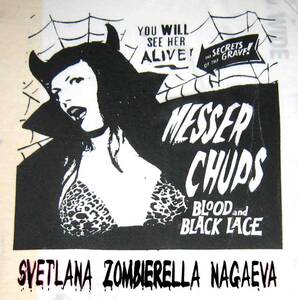 Messer Chups　メッサー・チャップス Zombierella（ゾンビエレラ）Tシャツ　M～L