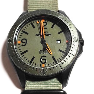 動作品 TIMEX タイメックス EXPEDITION バックライト点灯 電池交換済 クォーツ アナログ メンズ腕時計 稼働品 i742 