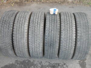 195/70R17.5　BLIZZAK　W965　残溝11.3ｍｍ　＊6本セット　送料着払いでお願い致します。