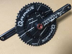 ☆ ROTOR 3D+ AERO 175mm 30φ & Q-RINGS 53-44T BCD130 セット 中古☆ 