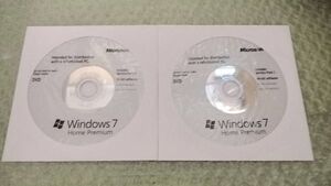 2枚組 Windows 7 Home Premium (32bit+64bit) Microsoft OEM版 DVD 日本語