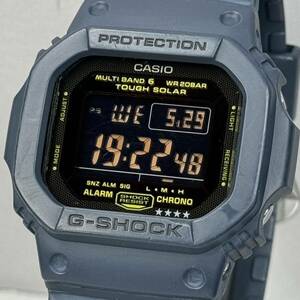 美品 G-SHOCK GW-M5610NV-2JF タフソーラー 電波受信 電波ソーラー マルチバンド6 ネイビー ブラック 反転液晶 ミリタリーカラーズ