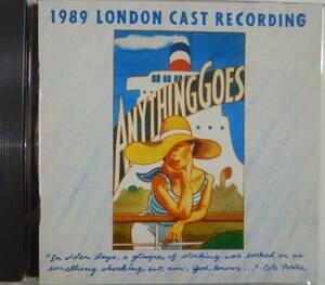 CD ブロードウェイミュージカル『エニシング・ゴーズ』ロンドンキャスト　ANYTHING GOES 1989 LONDON CAST 貴重盤