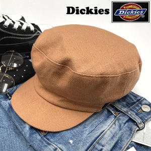 Dickies オレンジ キャスケット キャップ アウトドア キャンプ ゴルフ 帽子 バイク トラック ブラックワッペン生地 ディッキーズ