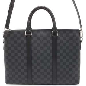 ルイヴィトン ビジネスバッグ ダミエ・グラフィット アントン・ブリーフケース N40024 LOUIS VUITTON メンズ 黒 ブラック 【安心保証】