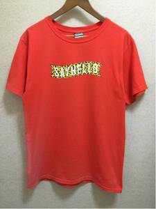 SAYHALLO セイハロー Tシャツ BEAMS T オレンジ レオパード M