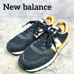 【Newbalance】GM500VS1 ローカットスニーカー 26cm 黒 黄