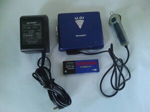 SHARP　シャープ ポータブルMDプレーヤー SHARP MD-SS321★動作品