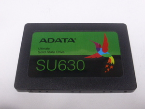 ADATA SU630 SSD SATA 2.5inch 960GB(1TB以下) 電源投入回数1363回 使用時間3008時間 正常判定 ASU630SS-960GQ 中古品です