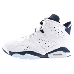 ナイキ AIR JORDAN 6 エアジョーダン6 ミッドナイトネイビー 2022 ハイカットスニーカー ホワイト/ネイビー CT8529-141 US810/28.0cm