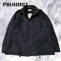 PROHIBIT プロヒビット ジップアップジャケット フーデッド スカル 総柄