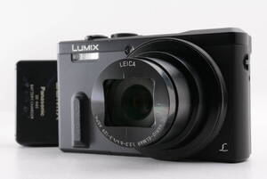 動作品 パナソニック Panasonic LUMIX DMC-TZ60 ルミックス 黒 ブラック コンパクトデジタルカメラ 充電器付 管N8637