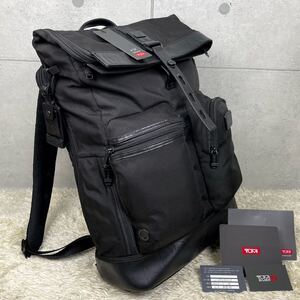 [保証書付][希少 極美品] TUMI トゥミ wjk別注 ALPHA BRAVO LUKE メンズ ビジネスバッグ リュック ロールトップ バリスティック A4+PC可 黒