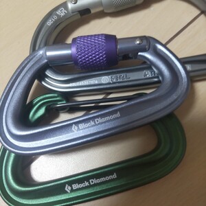 送料無料 カラビナセット ペツル ブラックダイヤモンド スクリューロック 登山 クライミング PETZL レスキュー