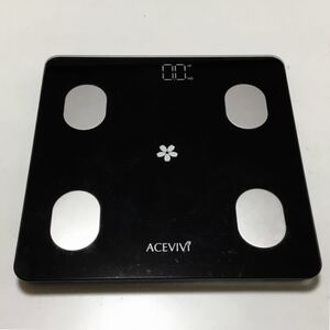 ACEVIVI 体脂肪計体組成計体重計 高精度 体重 体脂肪率 BMI 1 内臓脂肪量 水分率 筋肉率 推定骨量iOS/Androidアプリで健康管理 AC001