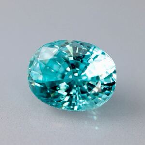 ★美しい★天然ブルージルコンルース 4.305ct★オパールミックスカット★ブルージルコン★美品★大粒★4ctアップ★