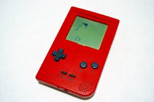 【質Banana】ジャンク品!! Nintendo/任天堂 MGB-001 GAMEBOY/ゲームボーイポケット レッド 部品取りに 現状品 ♪③