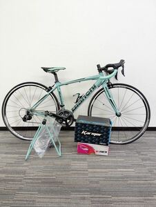 R-00743 【直接取引】 ロードバイク BIANCHI Alu hydro triple butted 6000 SHIMANO105 ビアンキ 自転車 サイクリング 備品付き 180