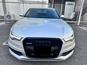 Audi認定中古車 27年 A6 2.8FSIクワトロ Sラインプラス　フル装備　エンジン機関絶好調 検査令和7年12月 95900㎞　修復歴無しの艶ピカ美車