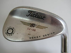 ★Titleist タイトリスト VOKEY 52.08ウエッジ SW 52° 純正スチールシャフト J776　★レア★激安★中古★　★