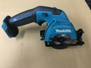 【中古品】★makita(マキタ) 85㎜ 10.8v充電式マルノコ 鉄板ベース(本体のみ) HS301DZ T3404 ITUH75YMRELQ