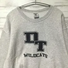 JERZEES WILD CATS スウェット 太アーム L USA古着