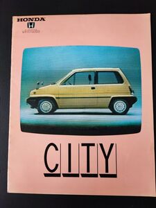 【ホンダ/HONDA・シティ / CITY （昭和57年9月）】カタログ/パンフレット/旧車カタログ/絶版車/