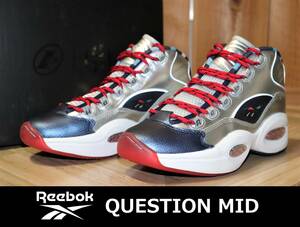 特価即決【新品】 Reebok ★ QUESTION MID (US8.5/26.5cm) ★ リーボック クエスチョン ハーデン アイバーソン FZ1366 税込定価1万9800円