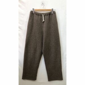 【walenode】ウェルノード 】チベタンヤクミックス ニットパンツ WN22-13FW142-KW ヤクウール メンズ サイズ1 ウール ブラウン ts202411