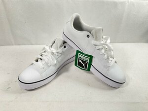 ★PUMA プーマ スニーカー Vコートバルク 389908-01 ホワイト 26.0cm 未使用展示品 １円スタート★