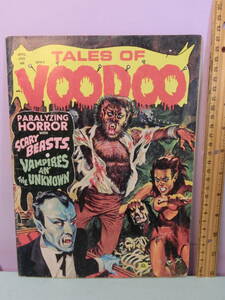 1972年 ビンテージ◆ホラー雑誌 アメコミ コミック漫画 モンスター 怪獣 SF 本 50ページ◆70’s tales of voodoo magazine Horror MONSTER