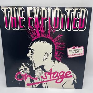 【UKオリジナル】THE EXPLOITED/On Stage/カラーレコード/LP/ハードコア