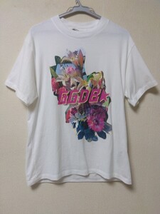 本物美品　GOLDEN GOOSE ゴールデングースフラワーロゴプリントTシャツXS 定価約2.5万円