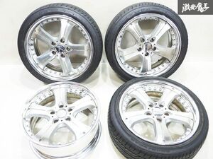 ●Lux-Max LUXURY ALLOY WHEELS 18インチ 8.5J ＋39 5H 5穴 PCD120 ホイール 4本セット タイヤ付き 即納