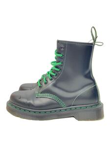 Dr.Martens◆レースアップブーツ/UK4/BLK/1460 GS/ドクターマーチン/ブラック/黒/グリーンライン