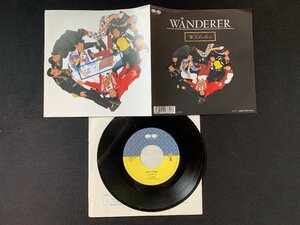 ♭♭♭EPレコード チェッカーズ WANDERER / JAWSが島にやってきた