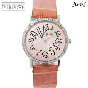 ピアジェ PIAGET アルティプラノ G0A31004 レディース 腕時計 ダイヤベゼル K18WG クロコレザー 手巻き Altiplano 90205946