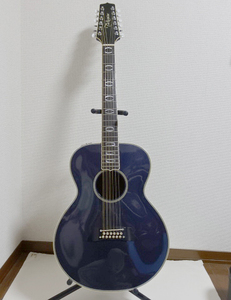 タカミネ：takamine 12弦ギター PT-110-12 ◎アーチトップ◎ペグのボタン割れ有 ◎非喫煙者 非喫煙室保管