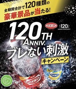 レシート懸賞 ウィルキンソン 炭酸 24ポイント アサヒ飲料 24Pt