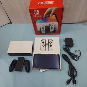 【USED/美品】Nintendo Switch 有機ELモデル ホワイト スイッチ 任天堂 動作品 (8343)