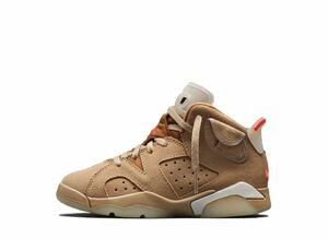 Travis Scott Nike PS Air Jordan 6 "British Khaki" 17cm DH0693-200