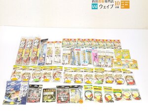 ハリミツ 海上釣堀 脈釣り・カツイチ 海上つり掘 ボトムアタック・がまかつ 海上釣堀タナとりオモリII 他 計50点 海上釣堀用品