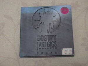 中古★CD★BOOWY★LAST GIGS COMPLETE 88445★ブックレット付★歌詞カード付★激レア★氷室京介★ライブ★ベスト★格安★2枚組★2巻★2本