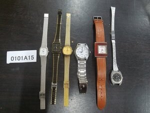 0101A15　腕時計　ジャンク品　おまとめ6点　klaeuse、CITIZEN など ※動作未確認