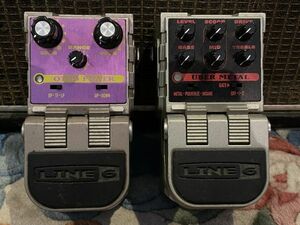 ★中古★ LINE6 TONE CORE UBER METAL / LINE6 OTTO FILTER エフェクター 2個セット 動作確認済 ★美品★