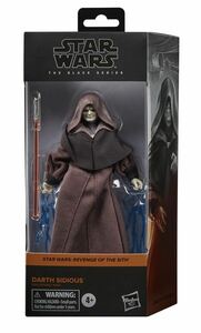 新品未開封 ハズブロ Hasbro スターウォーズ STAR WARS ブラックシリーズ ダース・シディアス パルパティーン シスの復讐 フィギュア