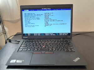 ジャンク品 LENOVO ThinkPad X1 Carbon i7-3667U,メモリ8GB,SSDなし