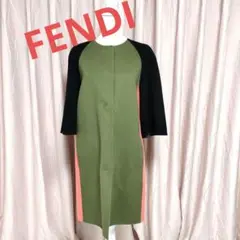 美品❢ダブルフェイス　ウール100%　コート　38 FENDI　フェンディ