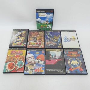 tyom 1434-1 139 PS2 プレイステーション2 プレ2 プレステ2 ソフト まとめて スペースインベーダー 太鼓の達人 ドラゴンボールZ など